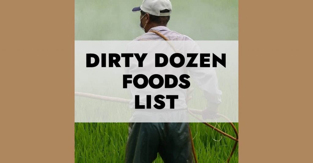A Dirty Dozen Foods List
